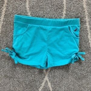 Nautica Cotton Blue Tie Side Pull-on Shorts 4T
